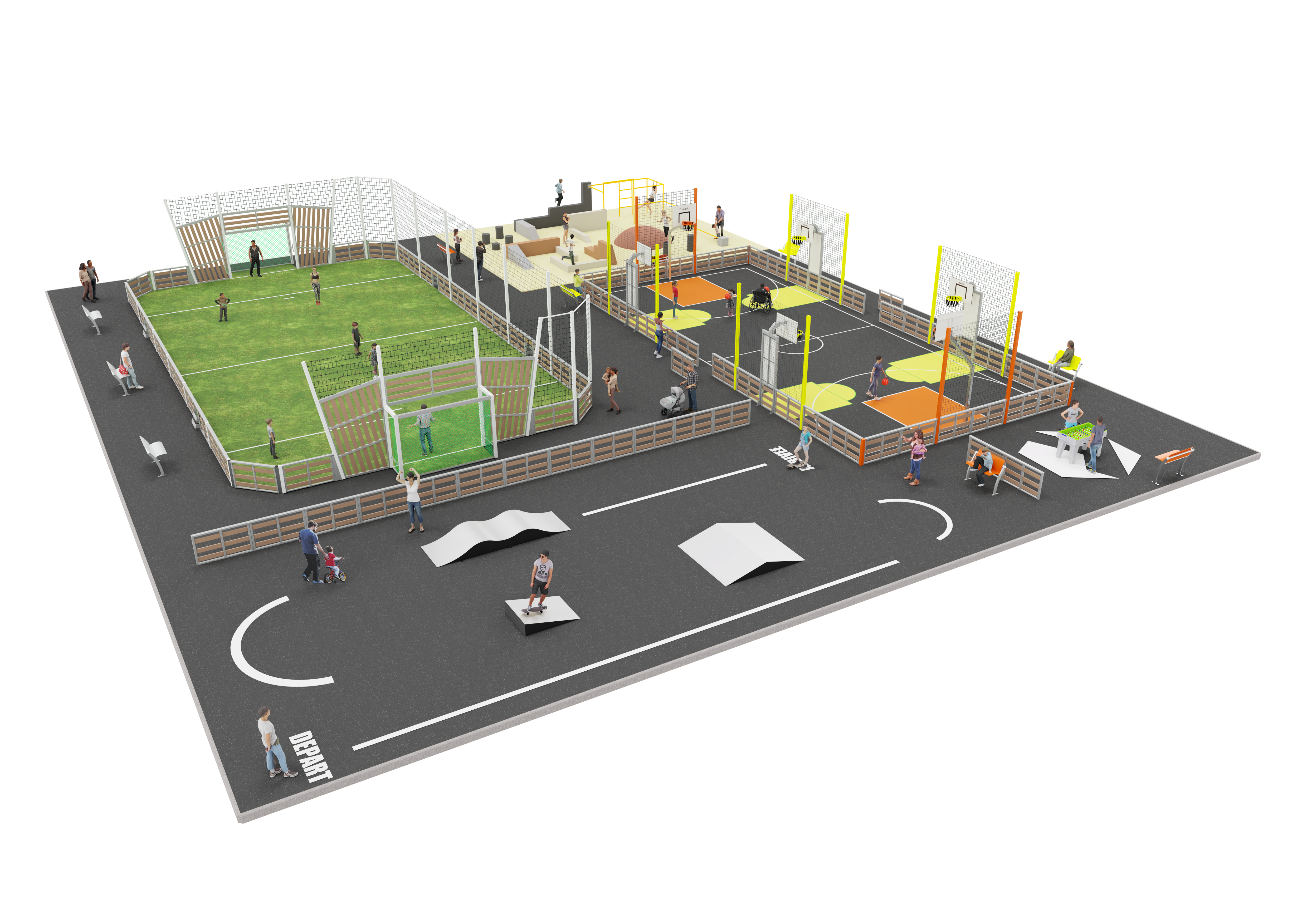 Installation multisports