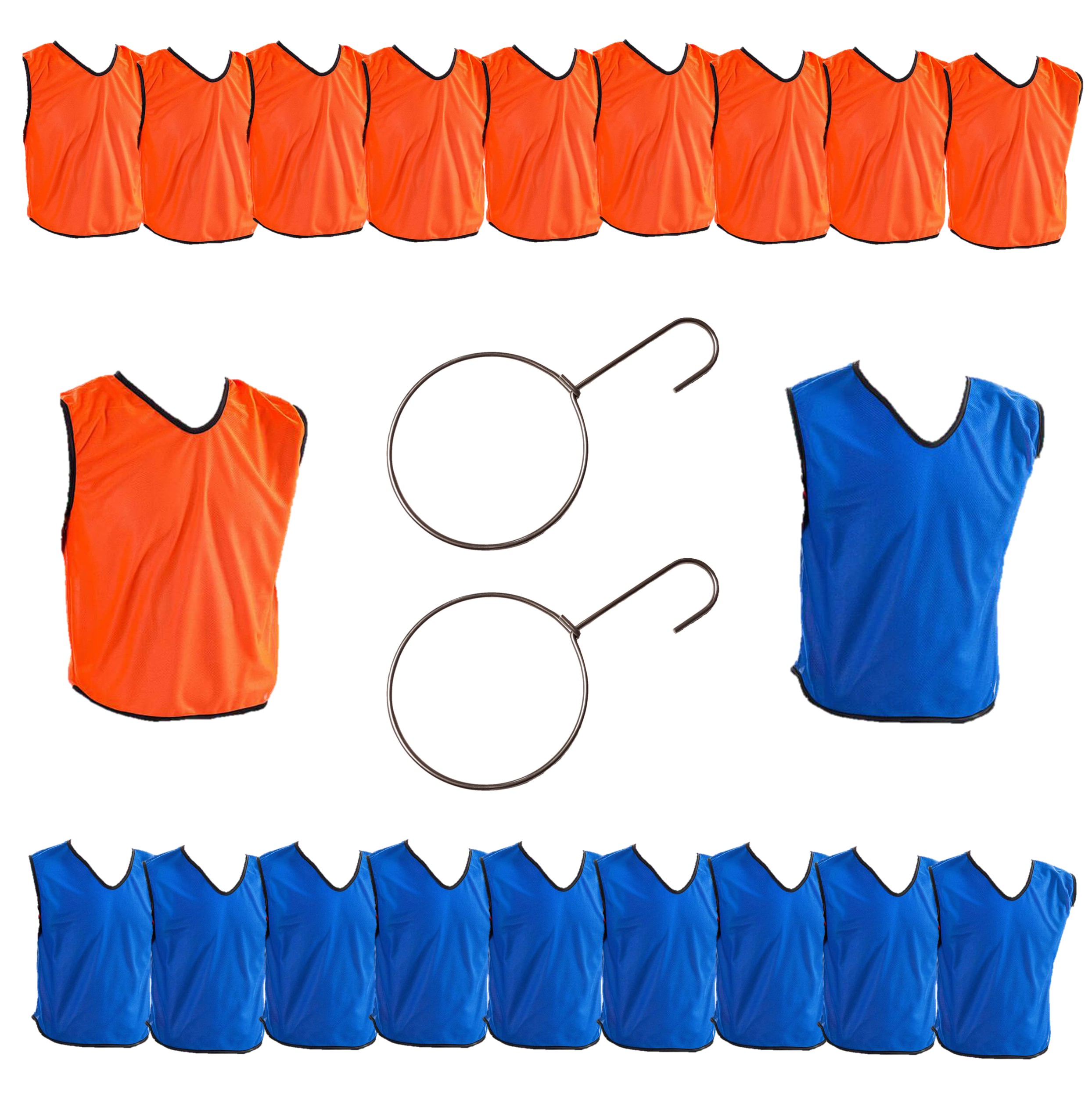 Kit de gilets de marquage, gilets d'entraînement robustes en polyester