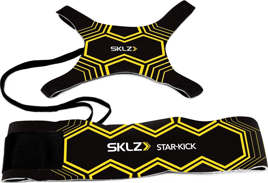 SKLZ Star-Kick aide à l'entraînement pour le football, composé d'une bande élastique et d'un support