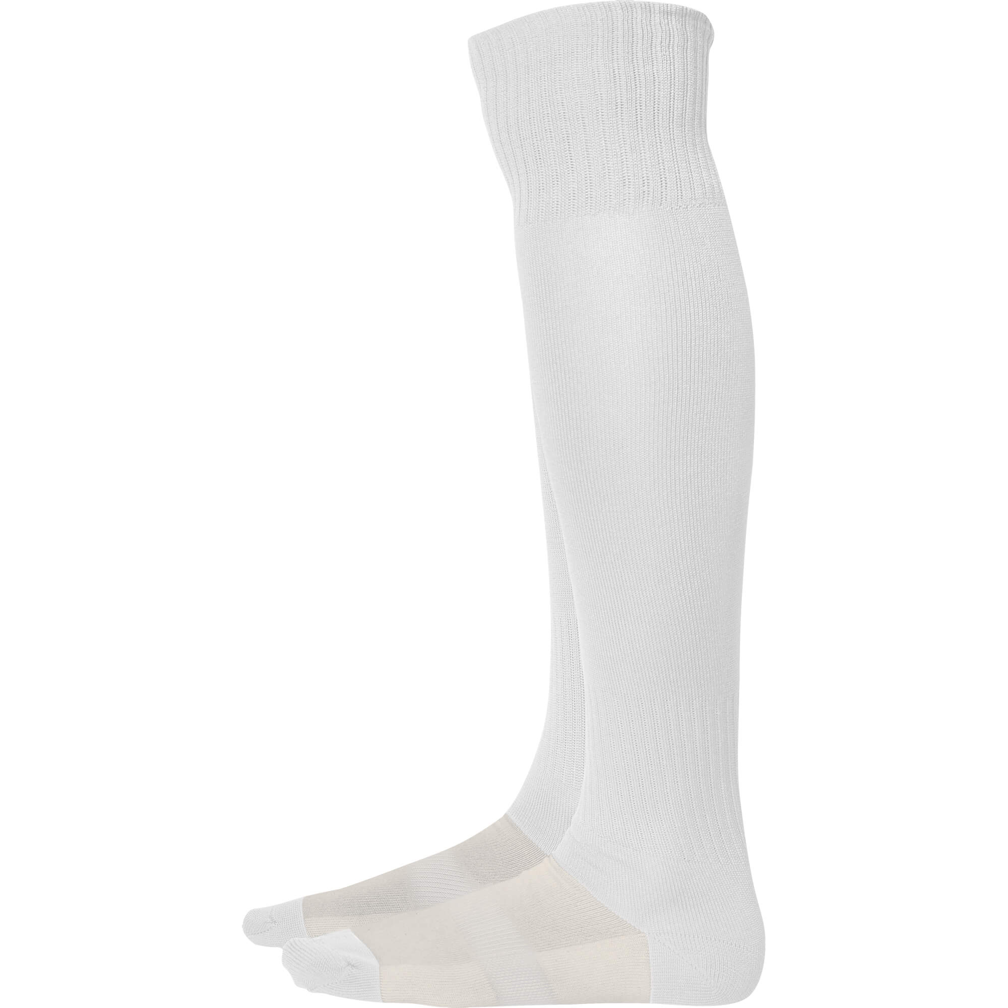 Bas blancs longueur genou en coton doux